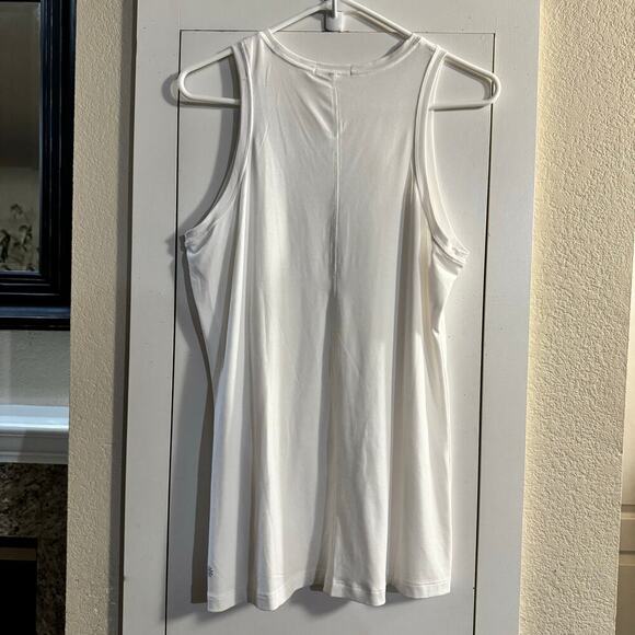 Athleta Radiate Twist Tank Top White Activewear Lightweight Size Large - Picture 3 of 5
